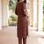 Women Floral Embroidered Regular Thread Work Kurta with Trousers