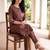 Women Floral Embroidered Regular Thread Work Kurta with Trousers
