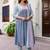 Floral Printed Empire Pure Cotton A-Line Kurta With Trousers & Dupatta