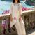 Women Floral Printed Regular Pure Cotton Kurti with Palazzos