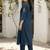 Women Floral Embroidered Regular Thread Work Pure Cotton Kurta with Trousers