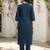 Women Floral Embroidered Regular Thread Work Pure Cotton Kurta with Trousers