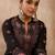 Women Ethnic Motifs Printed Regular Beads and Stones Pure Cotton Kurta with Trousers