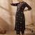 Women Ethnic Motifs Printed Regular Beads and Stones Pure Cotton Kurta with Trousers