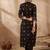 Women Ethnic Motifs Printed Regular Beads and Stones Pure Cotton Kurta with Trousers