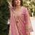 Women Floral Printed Regular Thread Work Linen Kurta with Trousers & With Dupatta