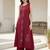Women Ethnic Motifs Embroidered Regular Thread Work Pure Cotton Kurta with Palazzos