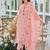 Floral Embroidered Thread Work Pure Cotton Kurta With Trousers & Dupatta