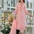 Floral Embroidered Thread Work Pure Cotton Kurta With Trousers & Dupatta