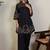 Women Floral Embroidered Thread Work Pure Cotton A-Line Kurti with Trousers