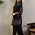 Women Floral Embroidered Thread Work Pure Cotton A-Line Kurti with Trousers