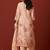 Women Floral Embroidered Linen Kurta with Trousers & Dupatta