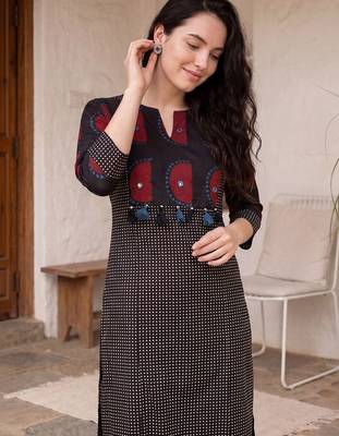 Women Ethnic Motifs Printed Regular Pure Cotton Kurta with Trousers 3
