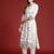 Floral Embroidered Lace Detailed Layered Kurta & Trousers With Dupatta