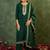 Women Ethnic Motifs Regular Kurta with Trousers & With Dupatta