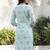Women Floral Printed Regular Thread Work Linen Kurta with Trousers & With Dupatta