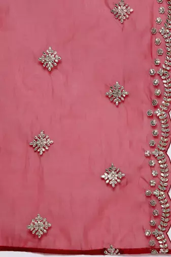 Women Plus Size Ethnic Motifs Embroidered Kurta with Trousers & With Dupatta