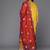 Women Plus Size Ethnic Motifs Embroidered Kurta with Trousers & With Dupatta