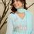 Women Floral Embroidered Regular Thread Work Pure Cotton Kurta with Trousers & With Dupatta