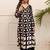 Printed A Line Beads and Stones Kurta With Palazzos