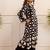 Printed A Line Beads and Stones Kurta With Palazzos