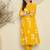 Geometric Printed V-Neck A-Line Pure Cotton Kurta with Trousers