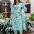 Women Floral Printed V-Neck Pure Cotton Kurta With Salwar & Dupatta