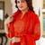 Women Floral Printed Regular Mirror Work Pure Cotton Kurta with Trousers & With Dupatta