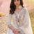 Women Floral Embroidered Regular Thread Work Kurta with Trousers & With Dupatta