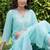 Women Ethnic Motifs Embroidered Regular Thread Work Liva Kurta with Trousers & With Dupatta