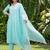 Women Ethnic Motifs Embroidered Regular Thread Work Liva Kurta with Trousers & With Dupatta
