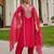 Women Ethnic Motifs Embroidered Panelled Kurta with Trousers & With Dupatta