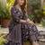 Women Floral Printed Angrakha Pure Cotton Kurta with Trousers & With Dupatta
