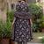 Women Floral Printed Angrakha Pure Cotton Kurta with Trousers & With Dupatta