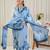 Ethnic Motifs Printed Notch Neck Thread Work Pure Cotton Kurta Trousers & Dupatta