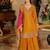 Women Ethnic Motifs Embroidered Regular Thread Work Kurta with Sharara & With Dupatta