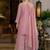 Adults-Women Woven Design Embroidered Kurta with Sharara & Dupatta