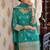 Women Ethnic Motifs Embroidered Mirror Work Kurta with Palazzos & With Dupatta