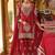 Ethnic Motifs Embroidered Chinon Beads & Stones Kurta With Palazzos & Dupatta