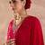 Ethnic Motifs Printed Sequinned Georgette Anarkali Kurta With Trousers & Dupatta