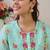 Women Floral Embroidered Regular Thread Work Linen Kurta with Trousers & With Dupatta