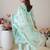 Women Floral Embroidered Regular Thread Work Linen Kurta with Trousers & With Dupatta
