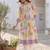 Women Floral Printed Pleated Pure Cotton Kurta with Trousers