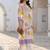 Women Floral Printed Pleated Pure Cotton Kurta with Trousers