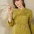 Ethnic Motifs Embroidered Thread Work Straight Kurta With Palazzos