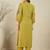 Ethnic Motifs Embroidered Thread Work Straight Kurta With Palazzos