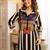 Women Printed Regular Thread Work Kurta with Trousers