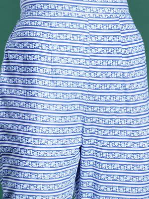 Floral Printed Pure Cotton Kurta with Trousers & Dupatta 3