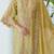 Ethnic Motifs Embroidered Sweetheart Neck Straight Kurta With Trousers & Dupatta
