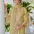 Ethnic Motifs Embroidered Sweetheart Neck Straight Kurta With Trousers & Dupatta
